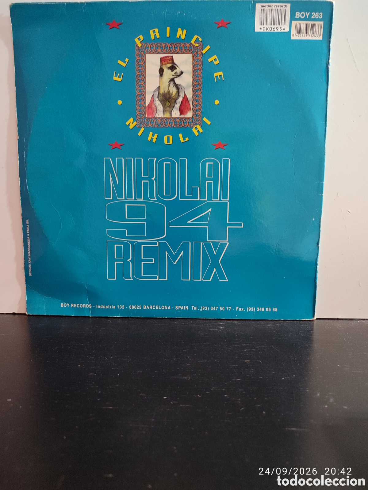 Discos de vinilo: El Principe Nikolai &ndash; Nikolai 94 Remix - Foto 2