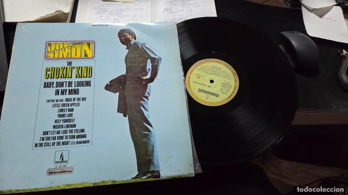 Discos de vinilo: disco de vinilo LP Joe simom - Foto 3