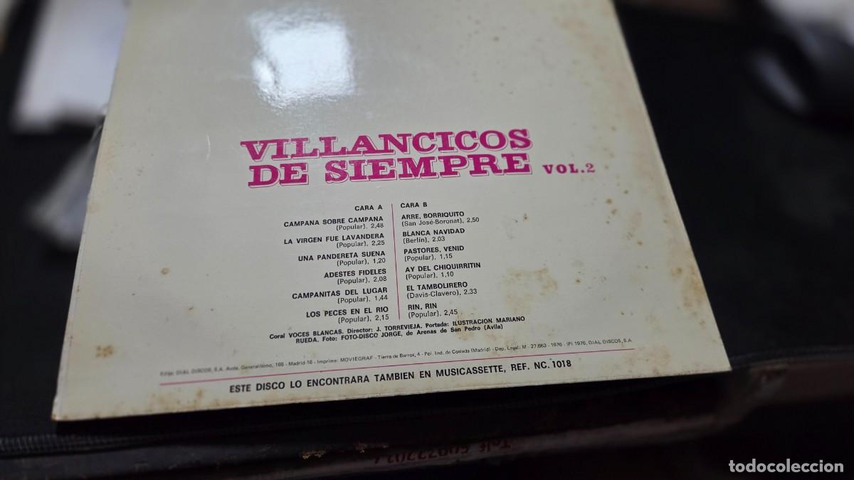 Discos de vinilo: disco de vinilo LP villancico de siempre - Foto 3