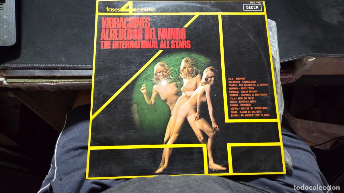 Discos de vinilo: disco de vinilo LP vibraciones al rededor del mundo