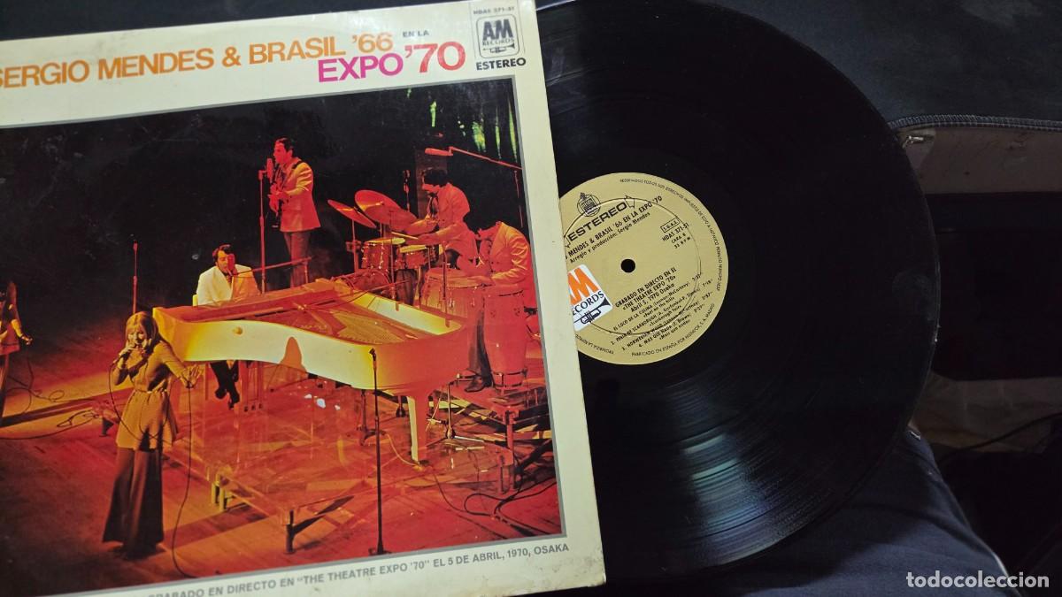 Discos de vinilo: disco de vinilo LP sergio mendes brasil 66 - Foto 2