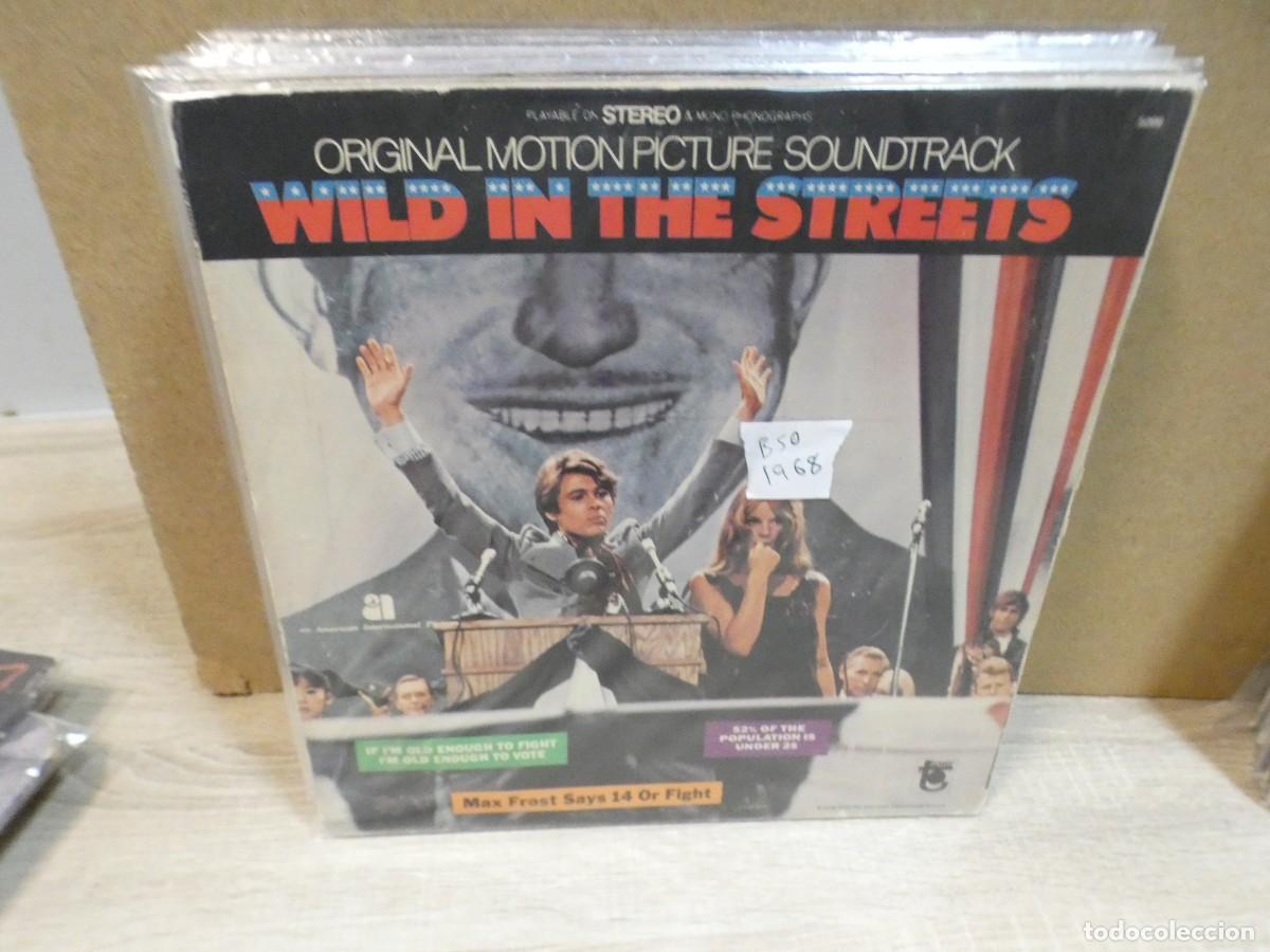 Discos de vinilo: ARKANSAS1980 PACC778 VINILO BUEN ESTADO - WILD IN STREETS BSO 1968