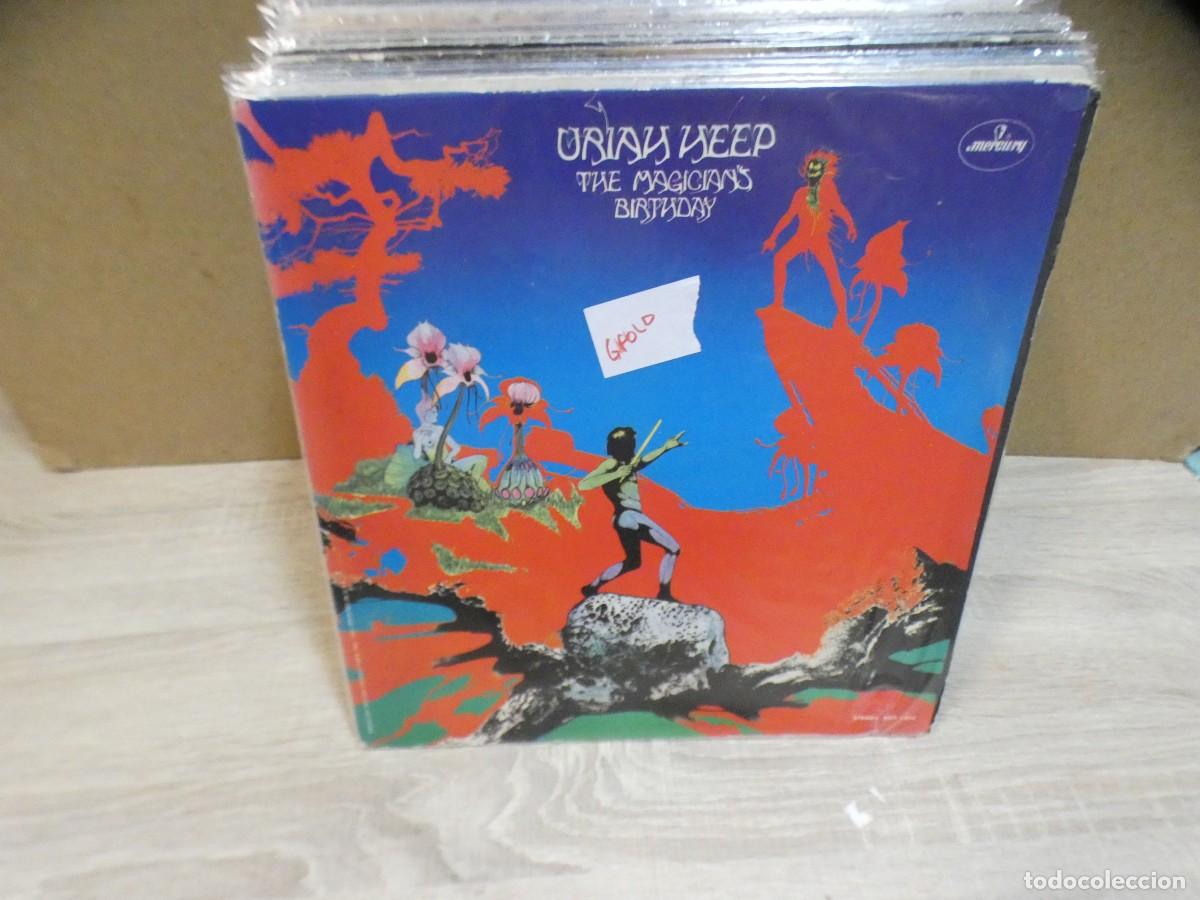 Vinyl records: ARKANSAS1980 LOTT779 VINILO LEVE USO AUN CORRECTO - URIAH HEEP GFOLD