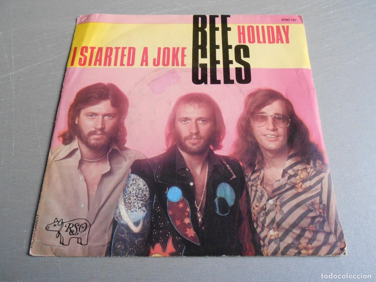Discos de vinilo: BEE GEES, SG, I STARTED A JOKE + 1, A&Ntilde;O 1969, RSO, 2090 187, MADE IN FRANCE