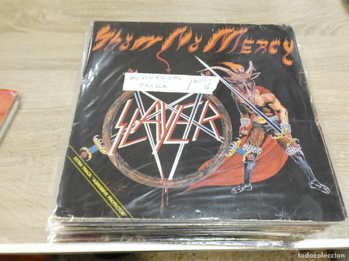 Discos de vinilo: ARKANSAS1980 CAJJ788 VINILO DESTROZADO A TU RIESGO - SLAYER MUUUCHA TRALLA