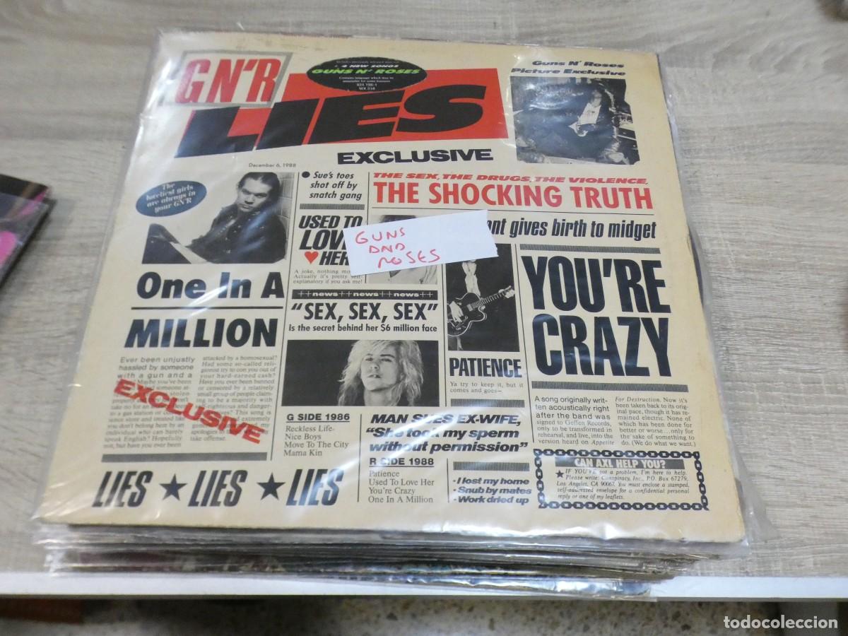 Discos de vinilo: ARKANSAS1980 CAJJ788 VINILO DESTROZADO A TU RIESGO - GUNS N ROSES