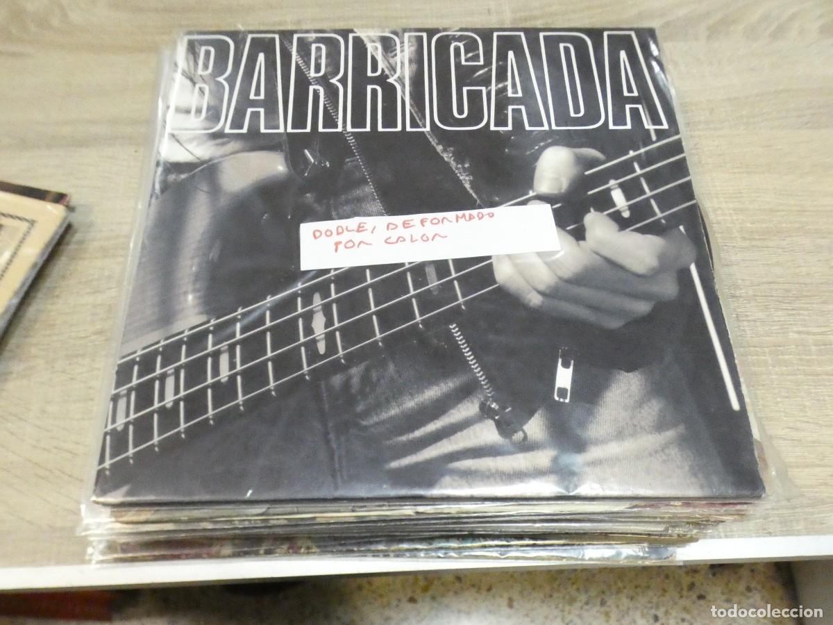 Discos de vinilo: ARKANSAS1980 CAJJ788 VINILO DESTROZADO A TU RIESGO - BARRICADA DOBLE DEFORMADO POR CALOR