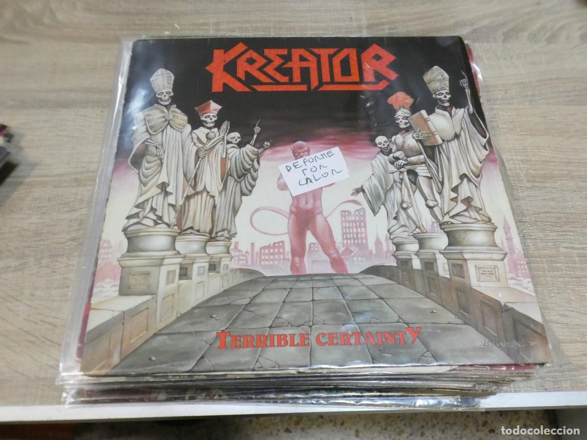 Discos de vinilo: ARKANSAS1980 CAJJ788 VINILO DESTROZADO A TU RIESGO - KREATOR DEFORME POR CALOR