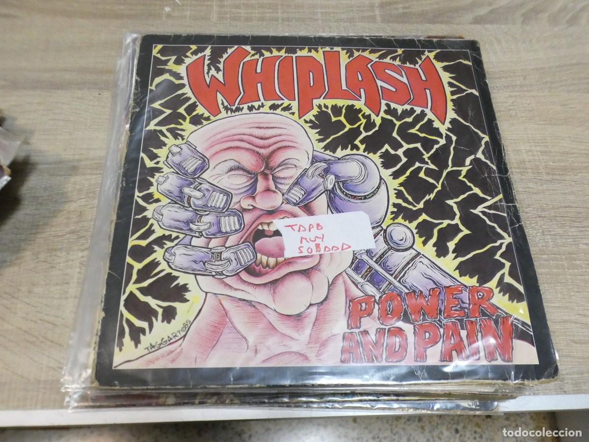 Discos de vinilo: ARKANSAS1980 CAJJ788 VINILO DESTROZADO A TU RIESGO - WHIPLASH TAPA MUY SOBADA