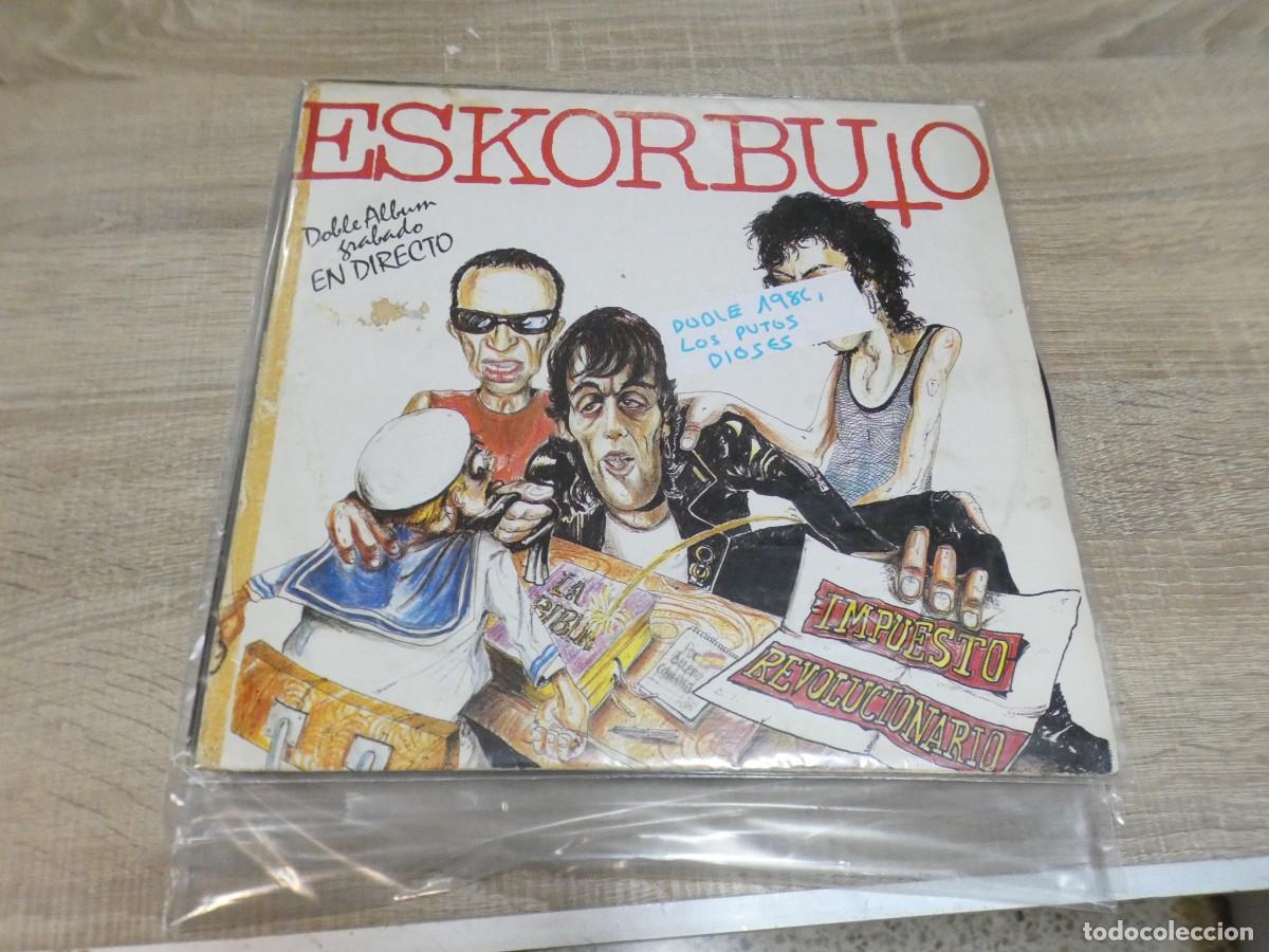 Discos de vinilo: ARKANSAS1980 CAJJ788 VINILO MUY USADO AUN REPRODUCIBLE - ESKORBUTO DOBLE 1986 LOS PUTOS DIOSES