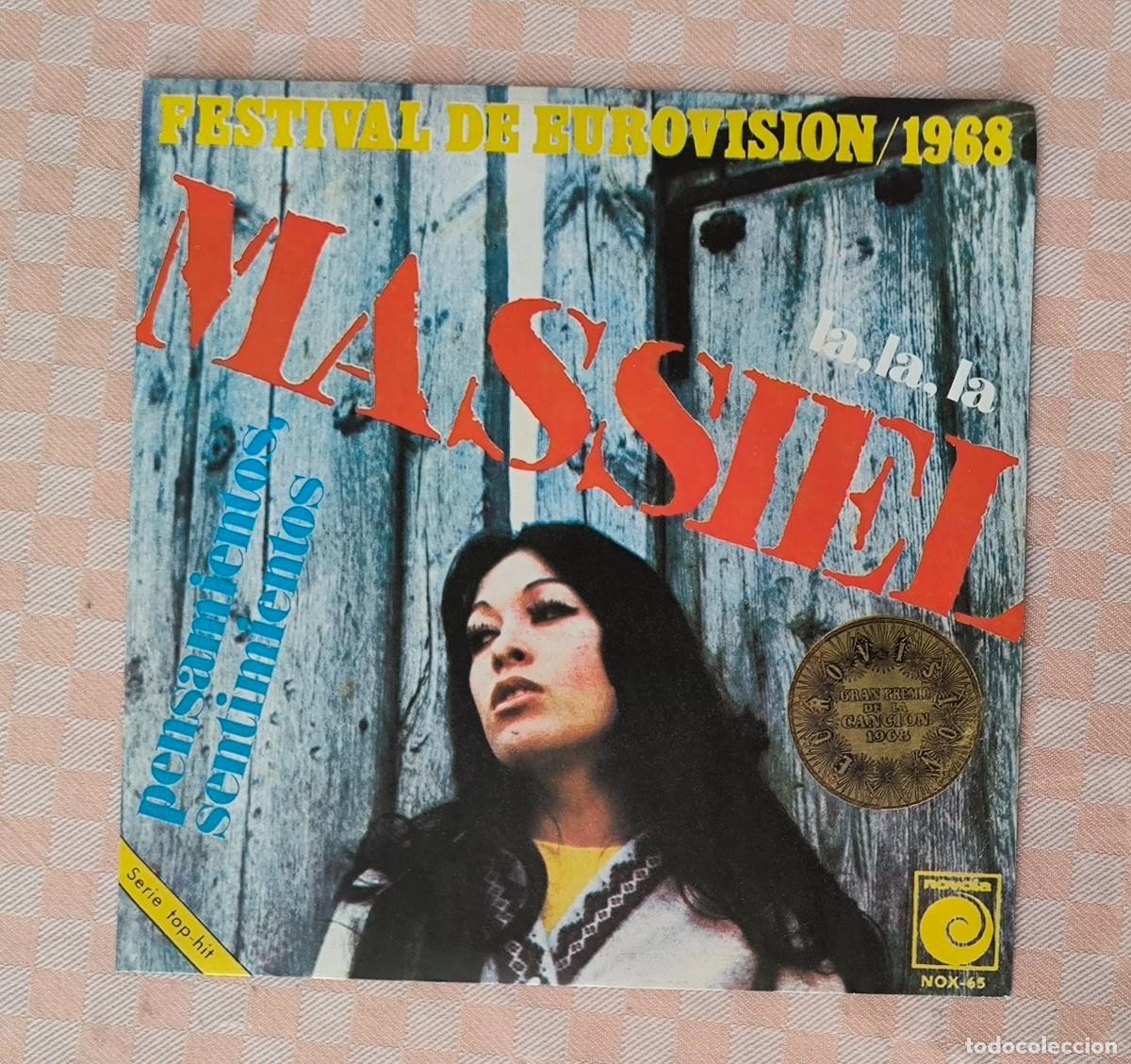 Discos de vinilo: MASSIEL - LA LA LA EUROVISION 1968 SINGLE