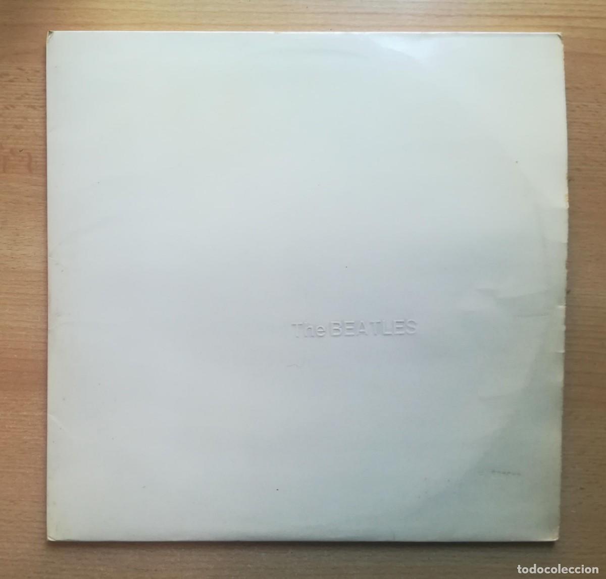 Discos de vinilo: 2 LP The Beatles Album Blanco Numerado. Made in France by Pathe Marconi.