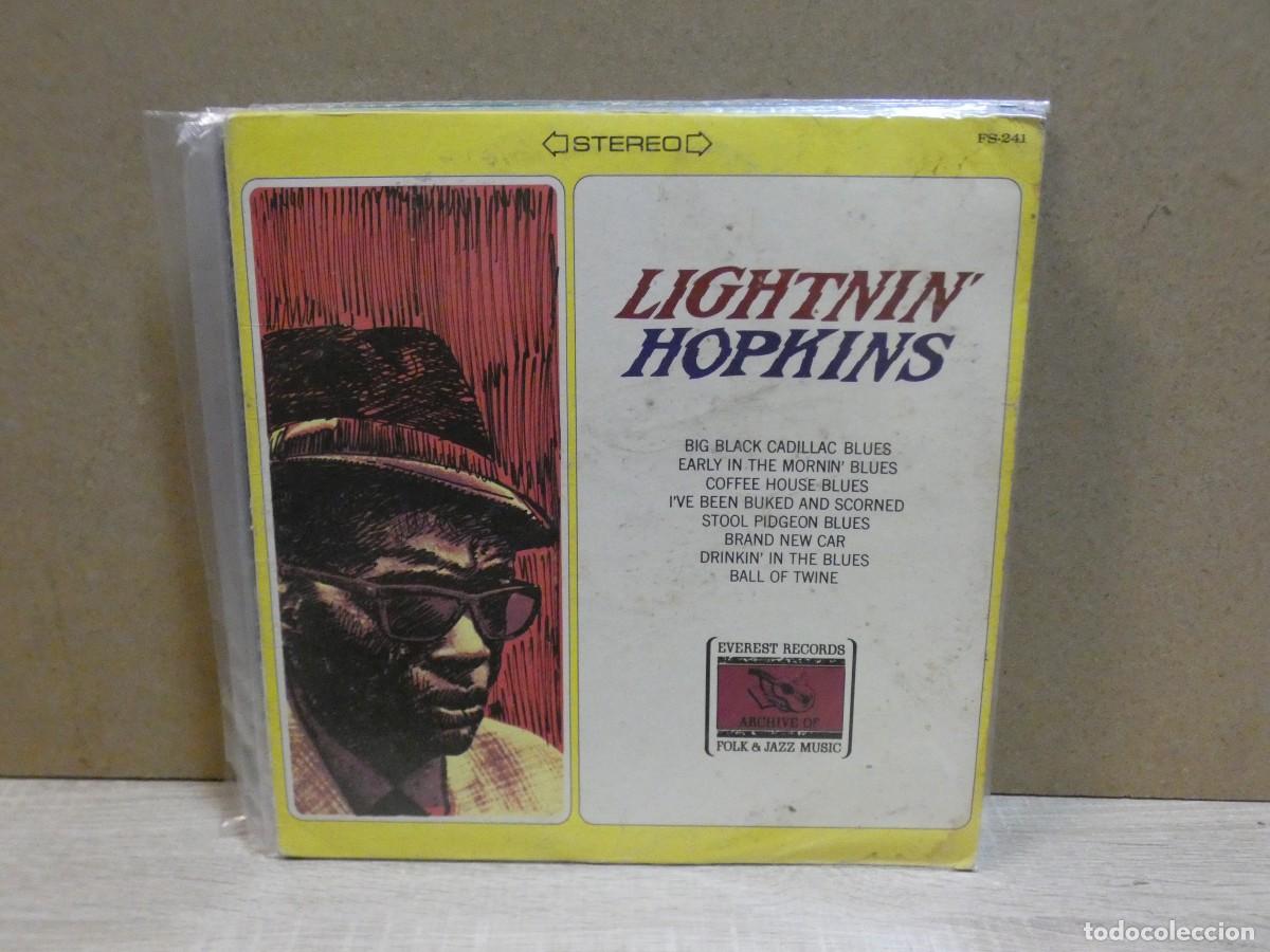 Discos de vinilo: ARKANSAS1980 CAJJ767 VINILO MUY USADO AUN REPRODUCIBLE LIGHTNING HOPKINS