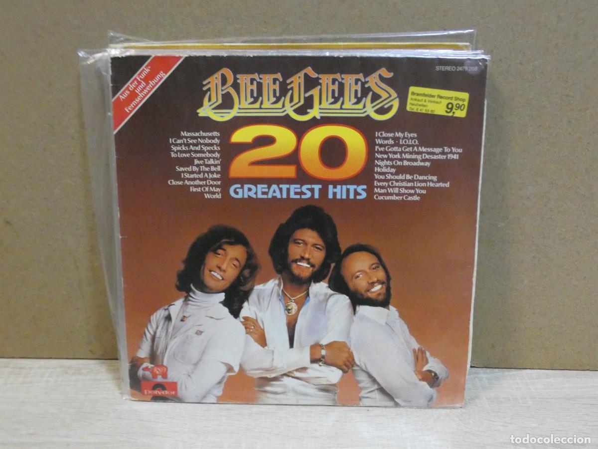 Discos de vinilo: ARKANSAS1980 CAJJ784 VINILO BUEN ESTADO BEE GEES 20 HITS