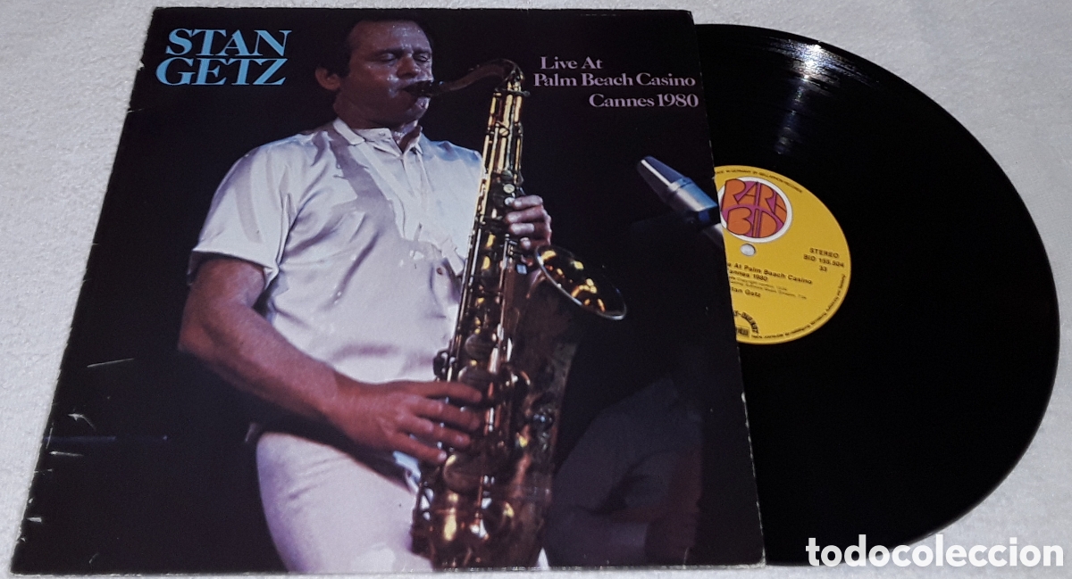 Discos de vinilo: LP - STAN GETZ - LIVE AT PALM BEACH CASINO CANNES 1980 - MADE IN GERMANY