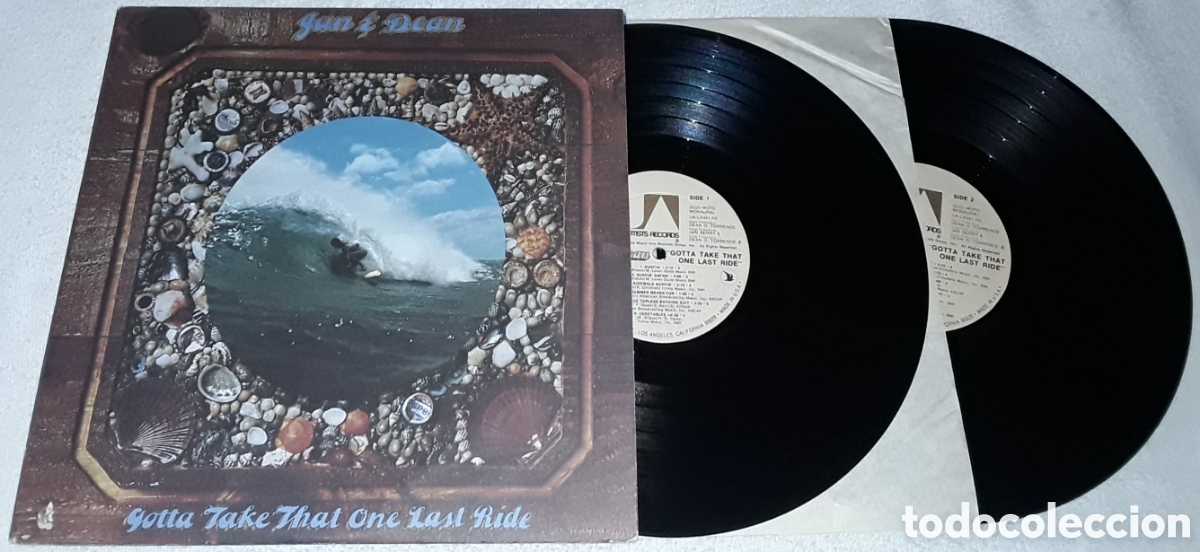 Discos de vinilo: 2LP- JAN AND DEAN - GOTTA TAKE THAT ONE LAST RIDE - GATEFOLD - MADE IN USA 1974 - Con POSTER
