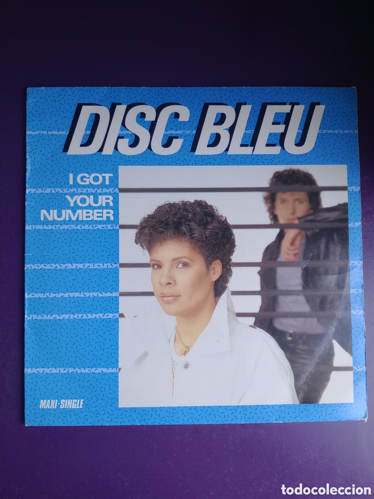 Discos de vinilo: Disc Bleu MAXI SINGLE WEA 1984 - I Got Your Number +1 ELECTRONICA DISCO EUROPOP 80'S
