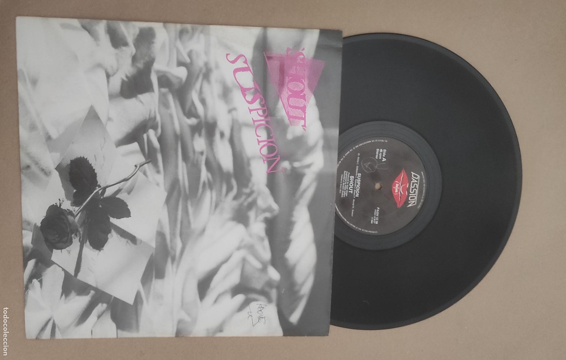 Discos de vinilo: Shout &ndash; Suspicion-MAXI-ELECTRIC FUNK SOUL DISCO-EDICION INGLESA