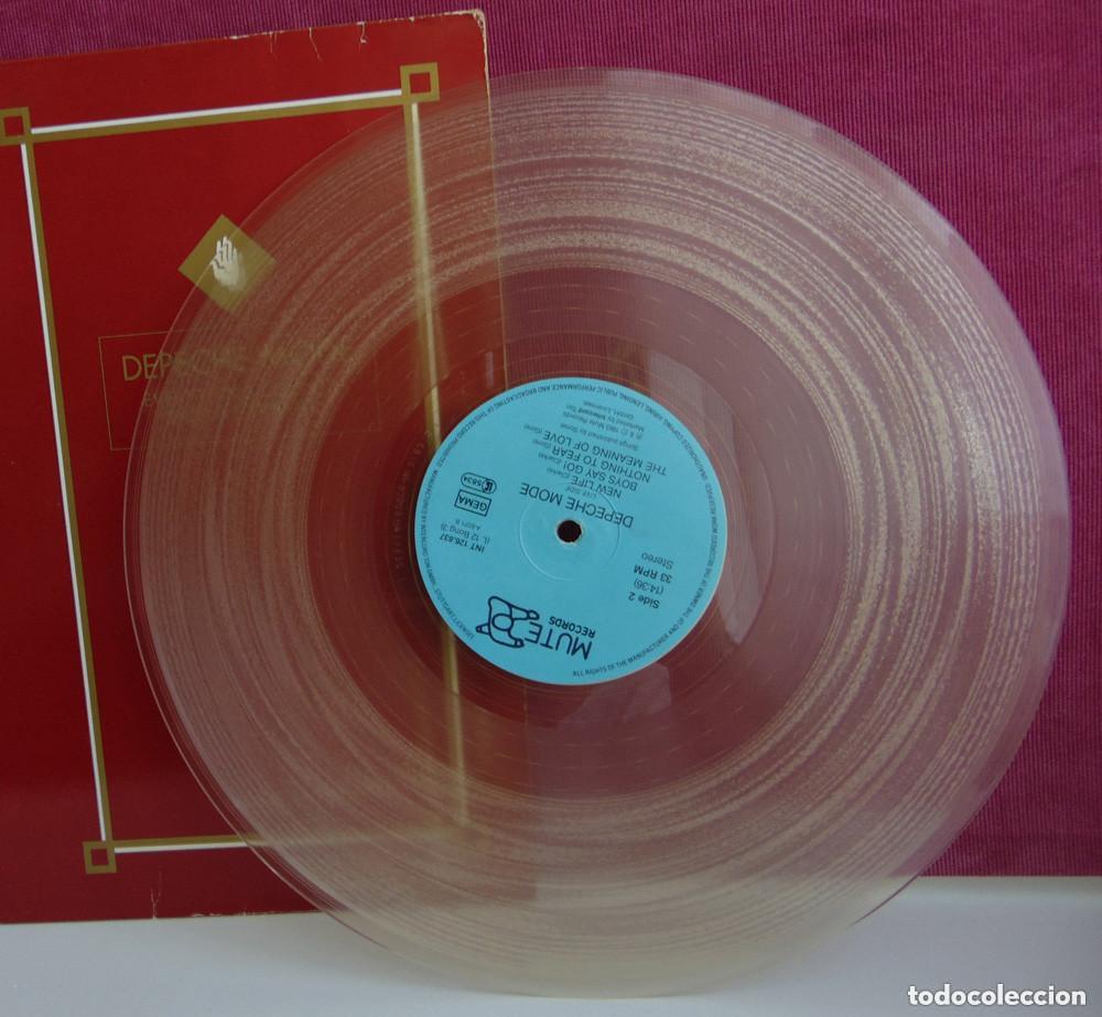Discos de vinilo: Depeche Mode &ndash; Everything Counts And Live Tracks - MAXISINGLE ALEMAN VINILO TRANSPARENTE - 1987
