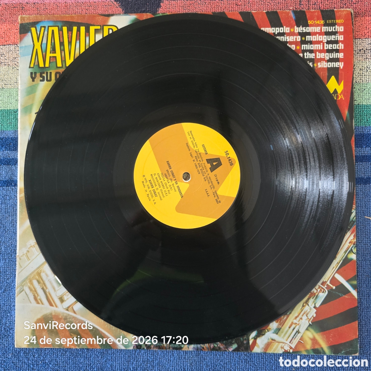 Discos de vinilo: [LP] XAVIER CUGAT Y SU ORQUESTA (NEVADA) (1979) - Foto 2