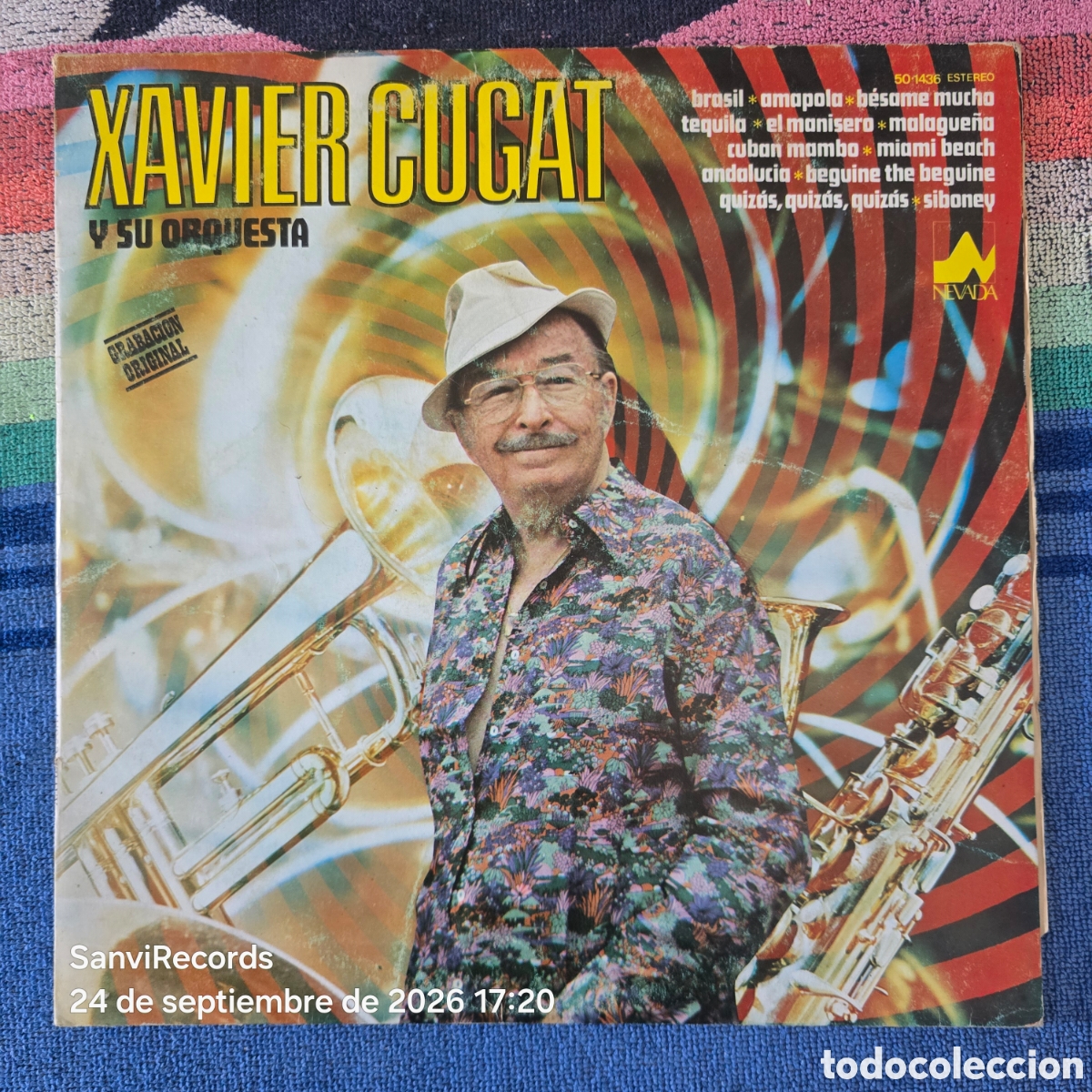 Discos de vinilo: [LP] XAVIER CUGAT Y SU ORQUESTA (NEVADA) (1979)