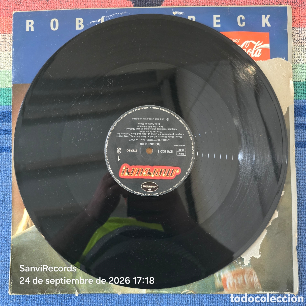 Discos de vinilo: [MAXI SINGLE] ROBIN BECK: FIRST TIME (MERCURY) (1988) - Foto 2