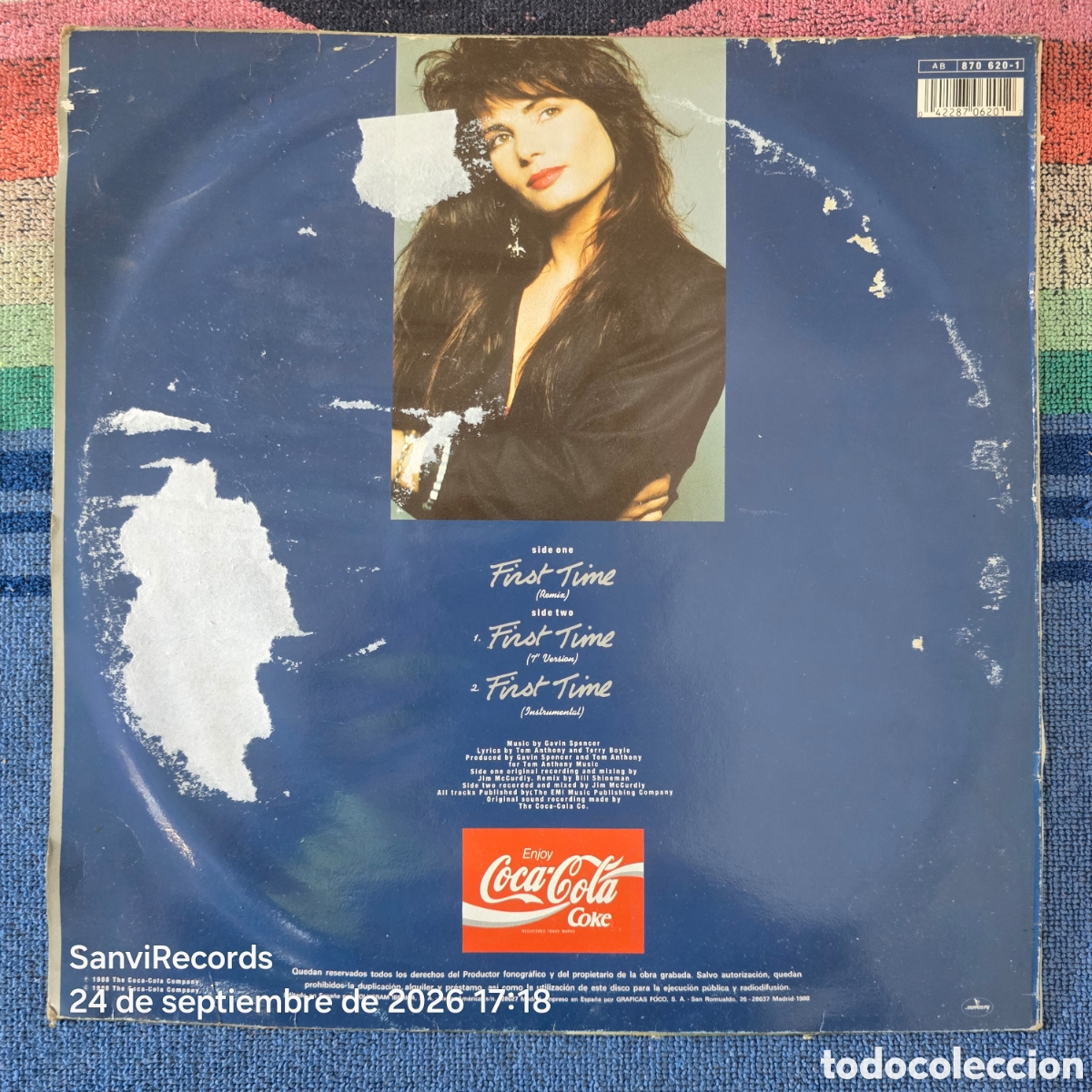 Discos de vinilo: [MAXI SINGLE] ROBIN BECK: FIRST TIME (MERCURY) (1988) - Foto 4
