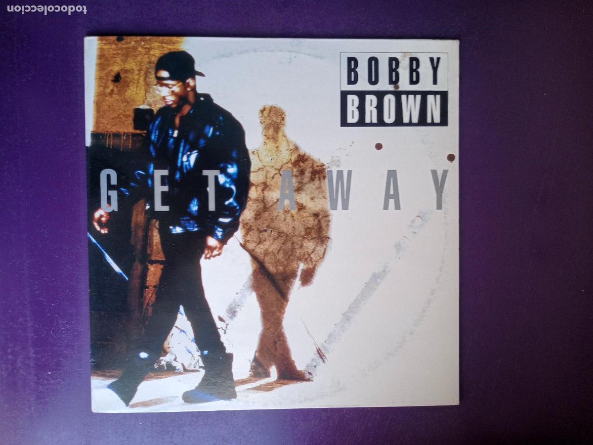 Discos de vinilo: Bobby Brown &ndash; Get Away - MAXI MCA 1993 - ELECTRONICA , HIP HOP ,