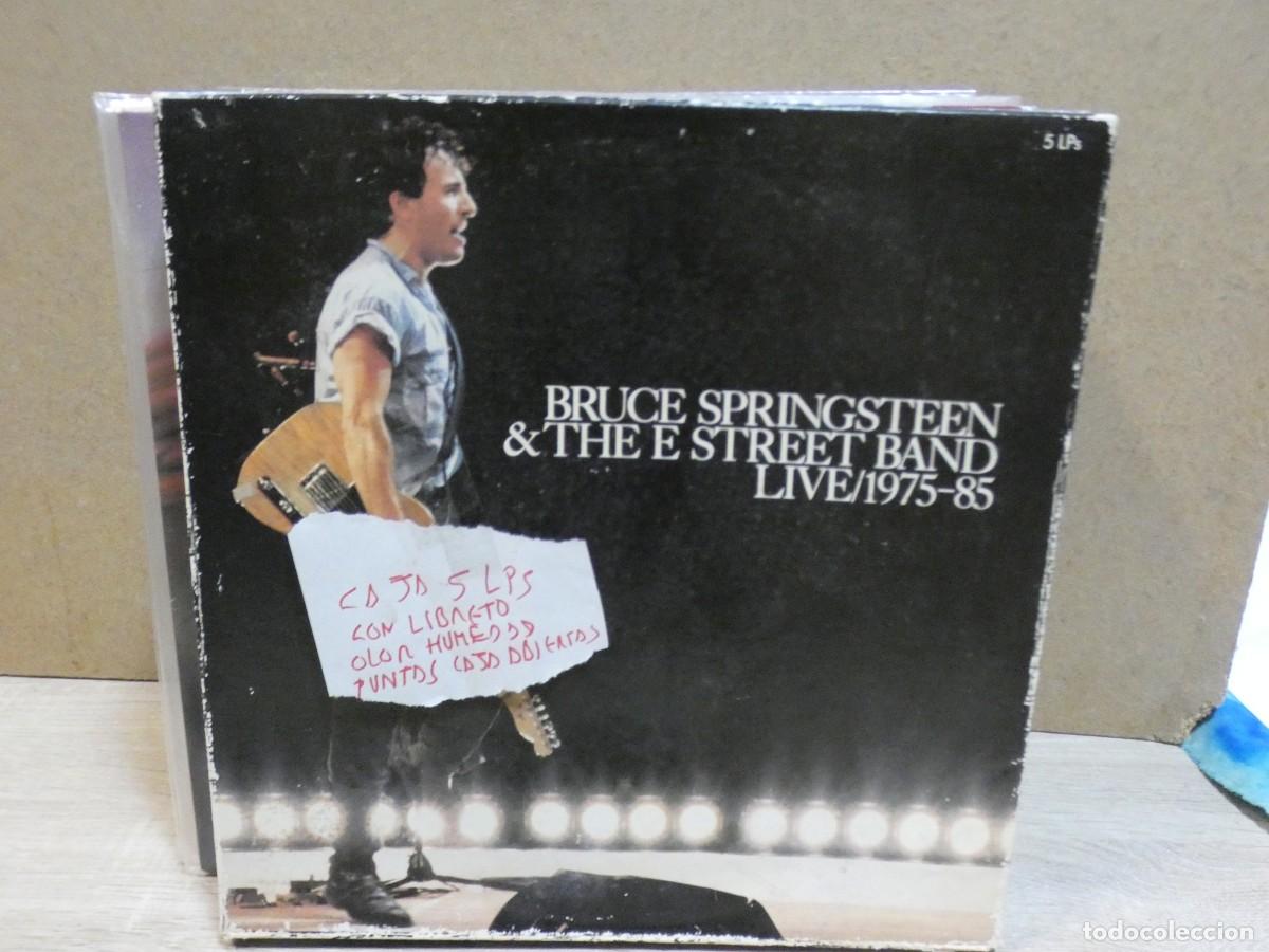 Disques de vinyle: ARKANSAS1980 BOXX774 LP BUEN ESTADO CAJA 5 LPS LIBRETO BRUCE SPRINGSTEEN OLOR HUMEDAD PUNTAS ABIERTA