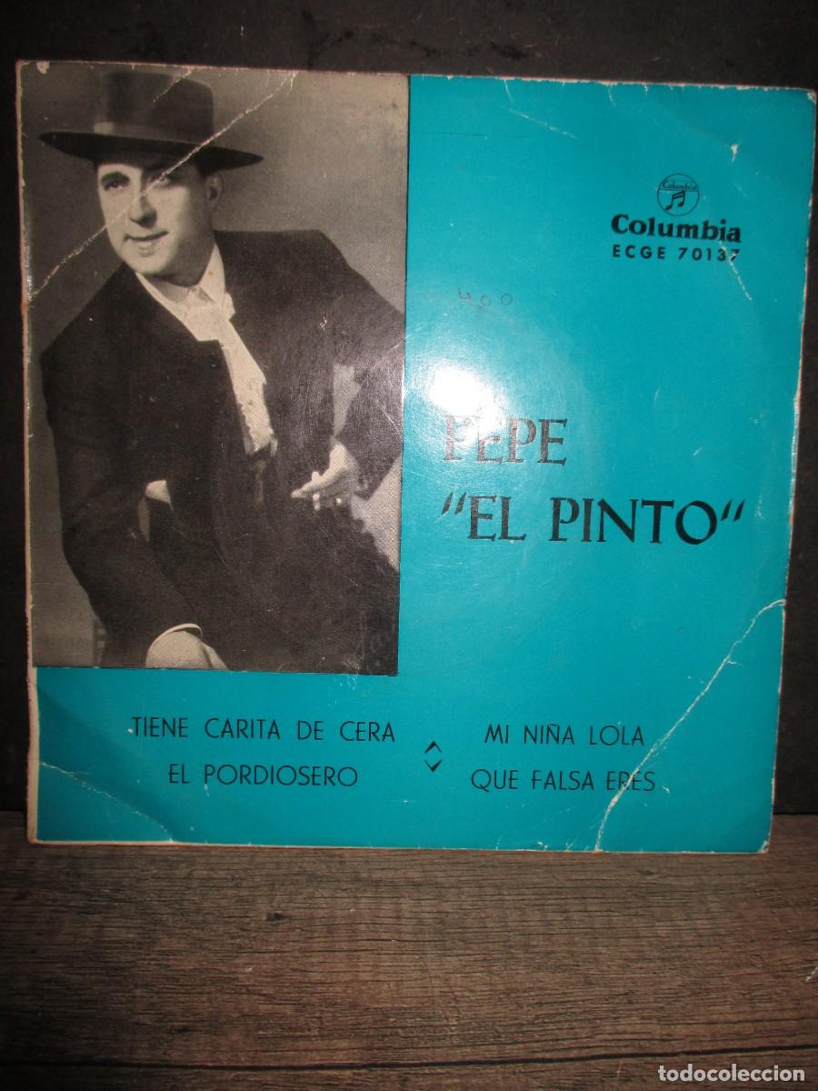 Discos de vinil: 945- Vinilo EP Pepe Pinto - &rdquo;Tiene Carita de Cera&rdquo; (Columbia, 1962) - Buen Estado