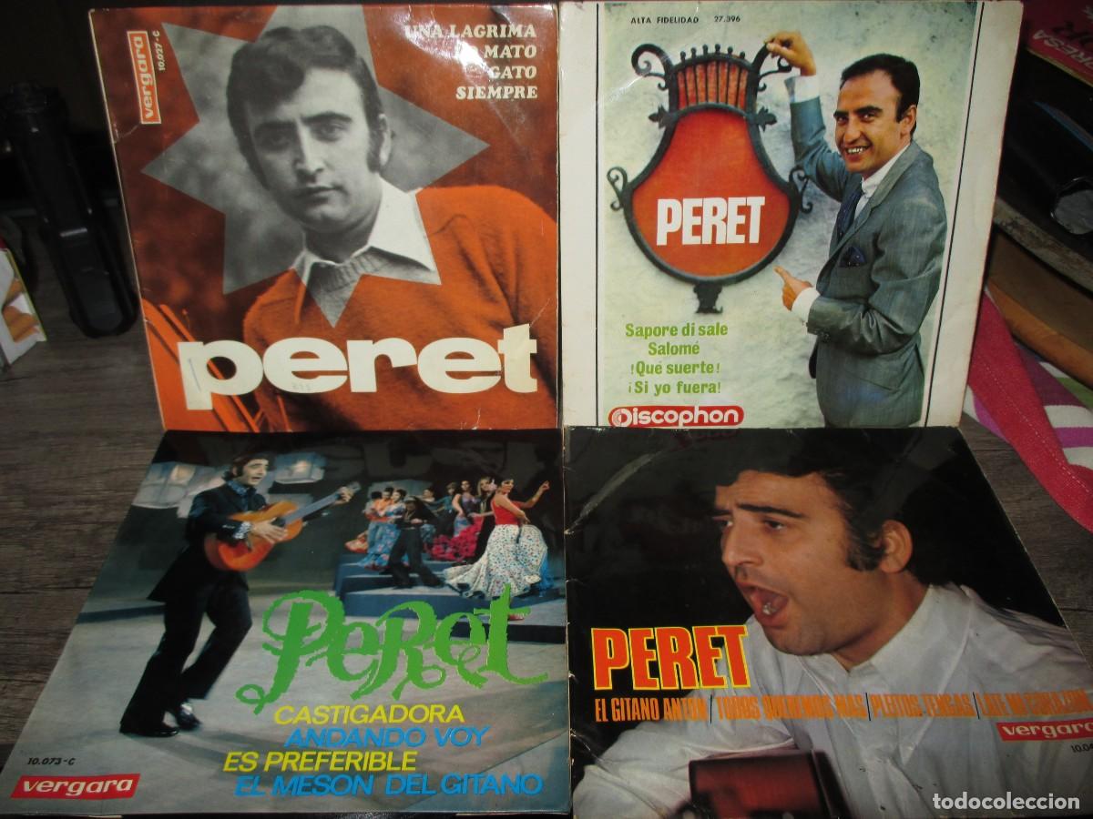 Discos de vinil: 946- Lote 4 Discos Vinilo EP 7&rdquo; Peret (A&ntilde;os 60) - Rumba Catalana (Vergara / Discophon)