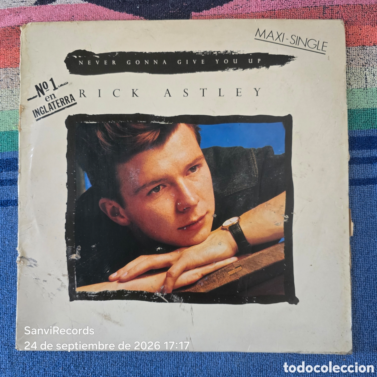 Discos de vinilo: [MAXI SINGLE] RICK ASTLEY: NEVER GONNA GIVE YOU UP (RCA) (1987)