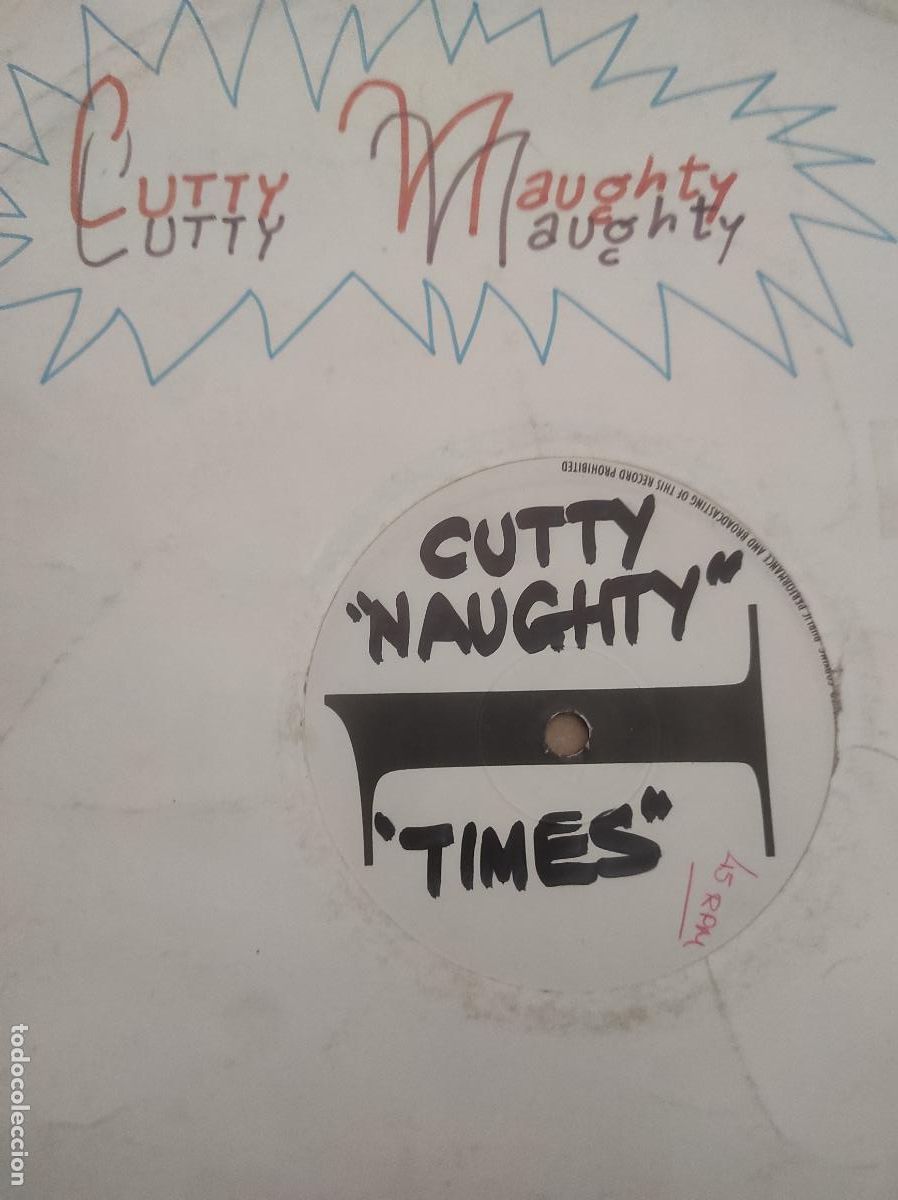 Discos de vinilo: Cutty &lrm;&ndash; Naughty Times-MAXI-Electronic, Hip Hop, Funk / Soul-EDICION INGLESA-
