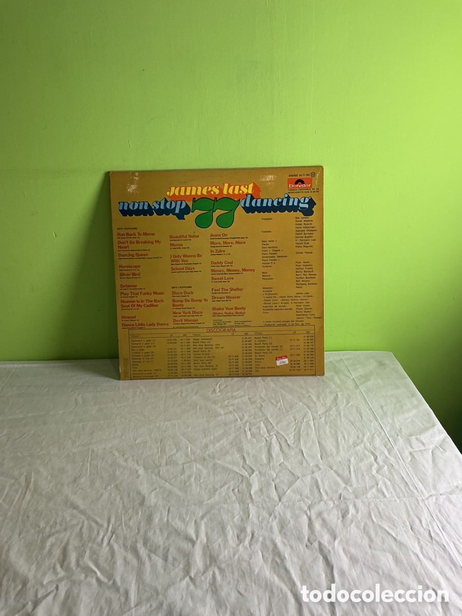 Discos de vinilo: James Last &ndash; Non Stop Dancing &rsquo;77. LP Polydor - Foto 8