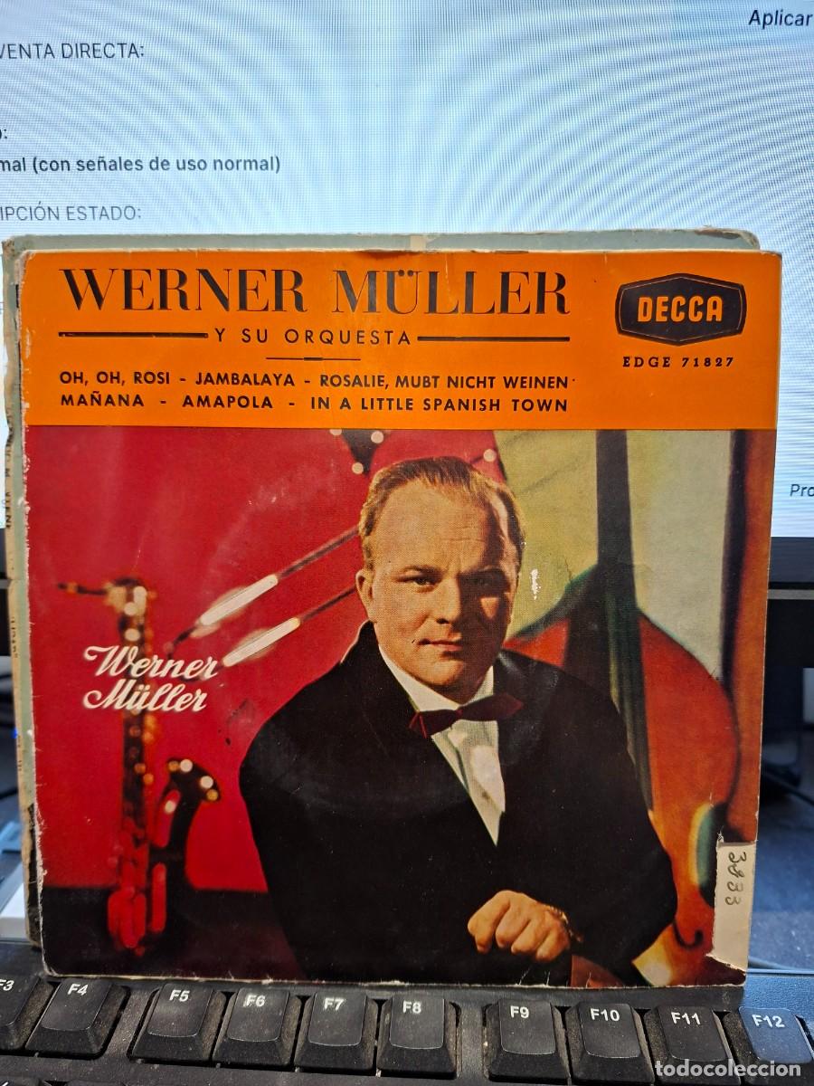 Discos de vinilo: WERNER MULLER Y SU ORQUESTA - JAMBALAYA - EP DE VINILO