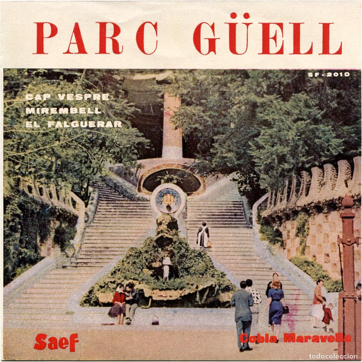 Discos de vinilo: Cobla Maravella - Parc G&uuml;ell (F. Mas I Ros) - EP Spain 1959 - Saef SF-2010 - VG+/VG+