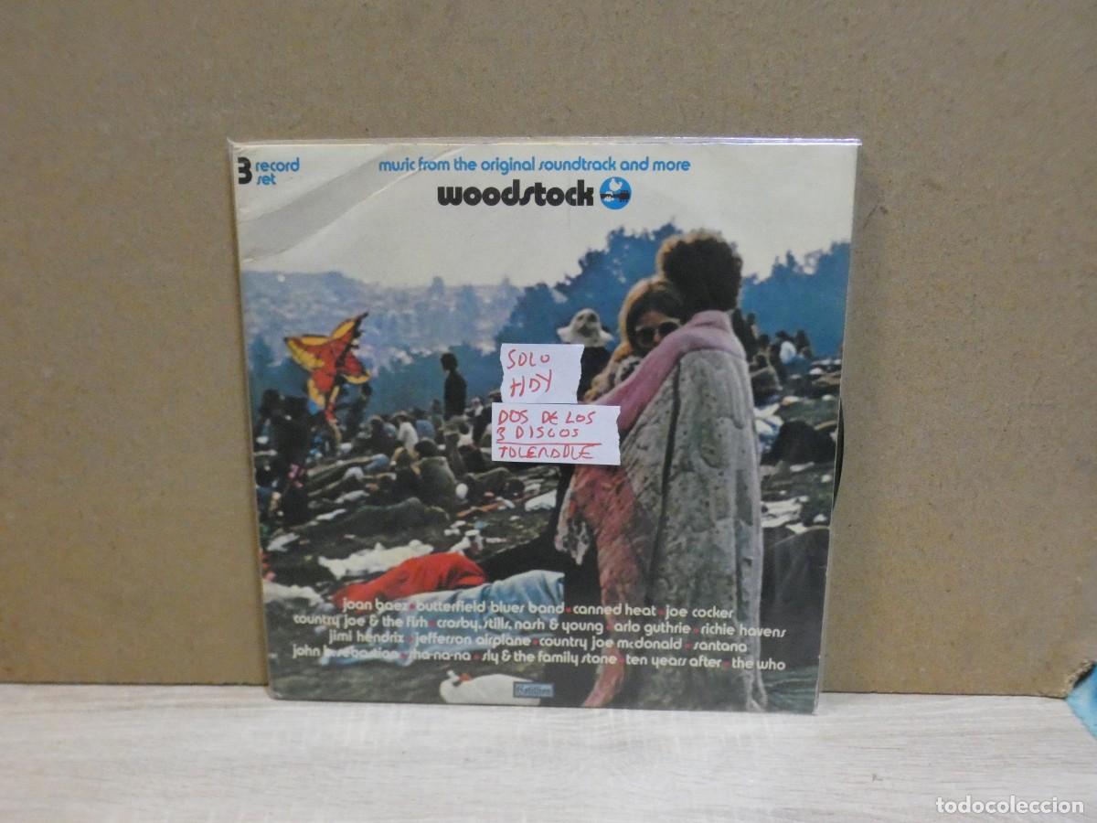 Discos de vinilo: ARKANSAS1980 CAJJ784 VINILO DESTROZADISIMO A TU RIESGO WOODSTOCK 2 DE LOS 3 DISCOS TOLERABLE