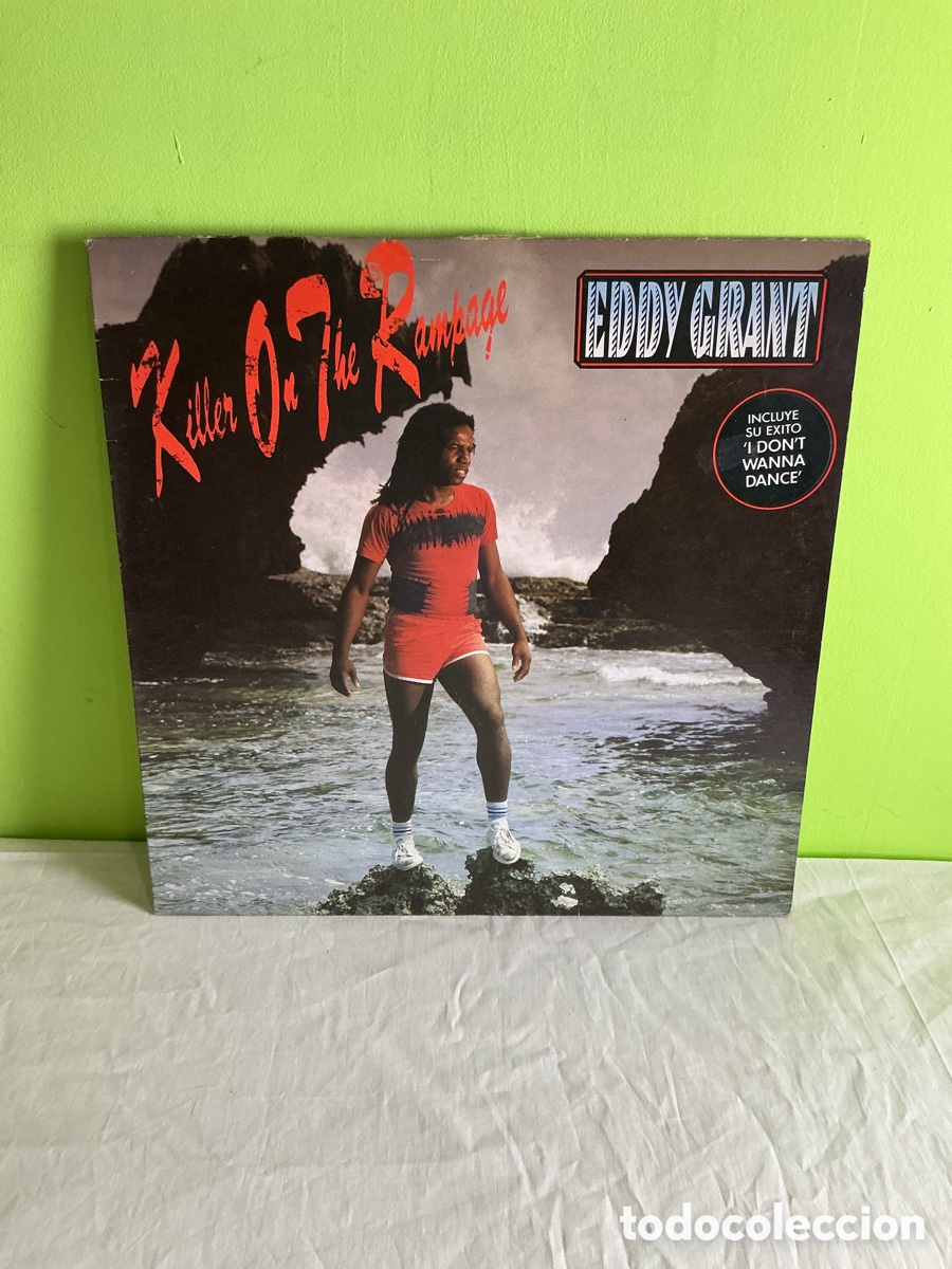 Discos de vinilo: Eddy Grant &ndash; Killer on the Rampage. LP ICE, con funda interior ilustrada