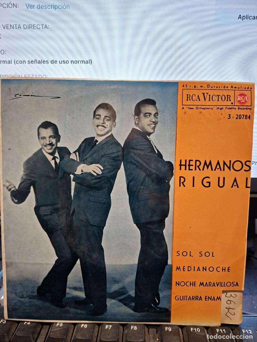 Discos de vinilo: HERMANOS RIGUAL - SOL SOL - EP DE VINILO - Foto 1