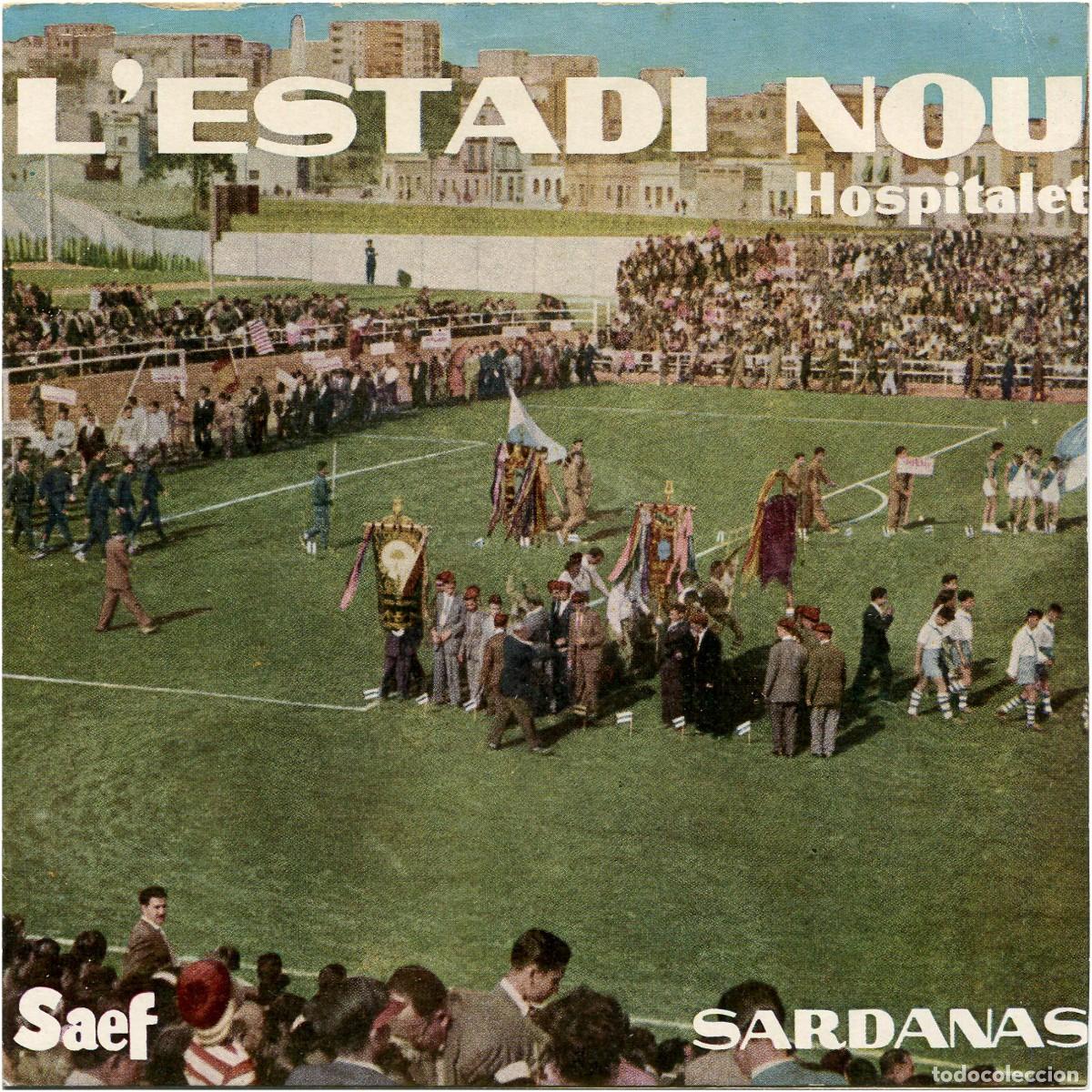 Discos de vinilo: Cobla Maravella &ndash; L'Estadi Nou Hospitalet - EP Spain 1959 - Saef SF-2006 - VG/VG+