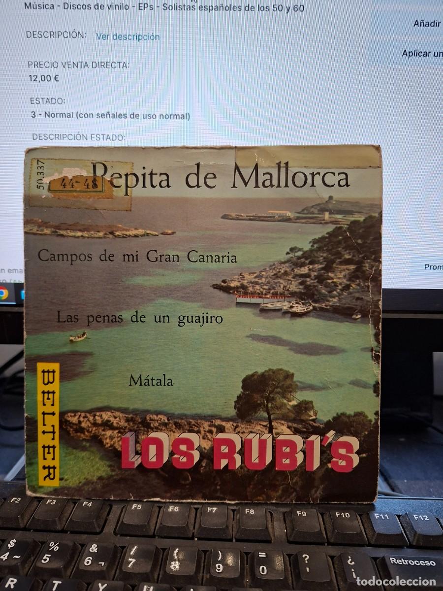 Discos de vinilo: LOS RUBIS - PEPITA DE MALLORCA - EP DE VINILO