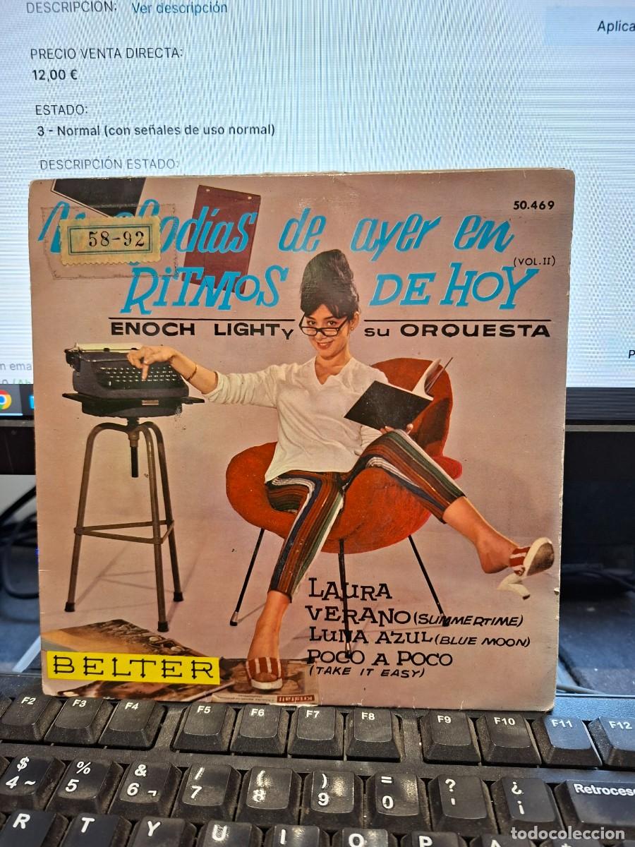 Discos de vinilo: ENOCH LIGHT Y SU ORQUESTA - LAURA - EP DE VINILO
