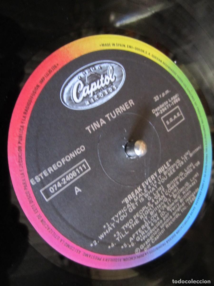 Discos de vinilo: disco vinilo tina turner break every rule - Foto 2