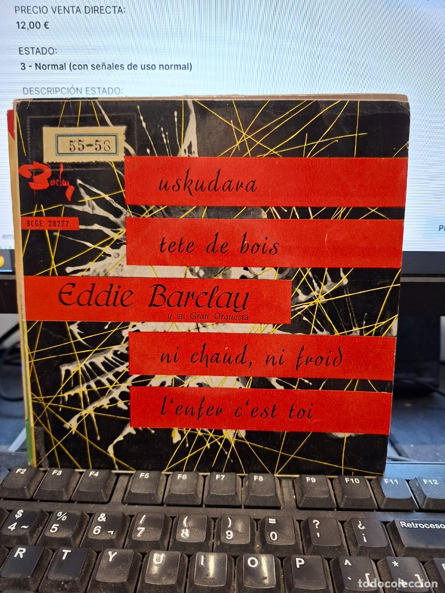 Discos de vinilo: EDDIE BARCLAY Y SU ORQUESTA - USKUDARA - EP DE VINILO