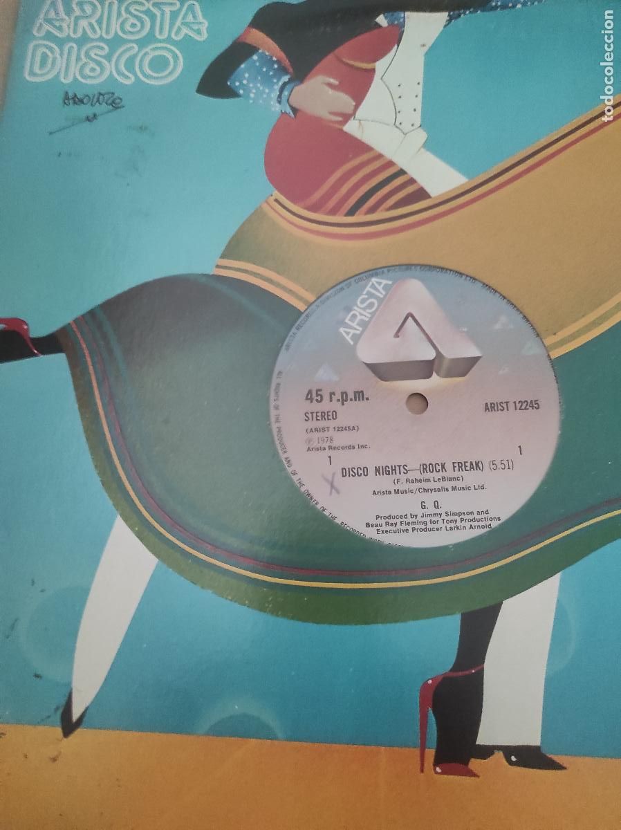 Discos de vinilo: G. Q.* &lrm;&ndash; Disco Nights-(Rock Freak)-ELECTRIC MAXI-FUNK SOUL DISCO-
