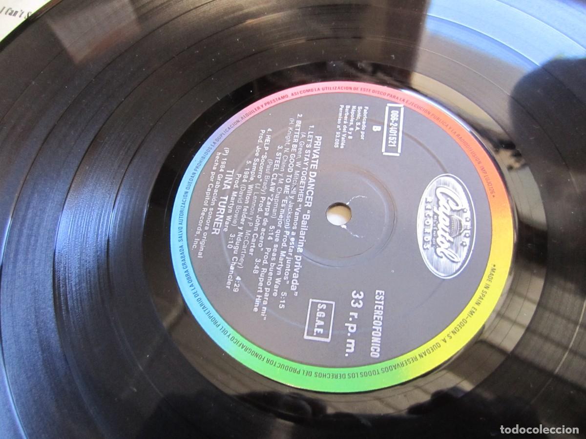 Discos de vinilo: disco vinilo tina turner private dancer - Foto 3