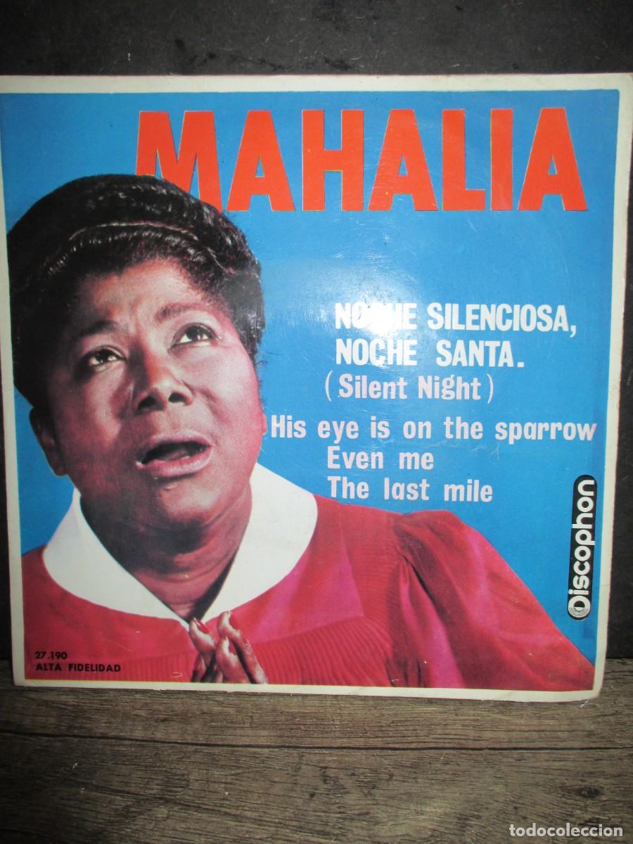 Disques de vinyle: 948- Vinilo EP 7&rdquo; Mahalia Jackson &ndash; Noche Silenciosa (Silent Night) Discophon 1963 &ndash; Excelente Estad