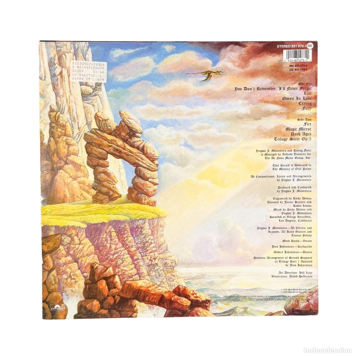 Discos de vinilo: LP. Yngwie Malmsteen. Trilogy (VG+/VG+) - Foto 2