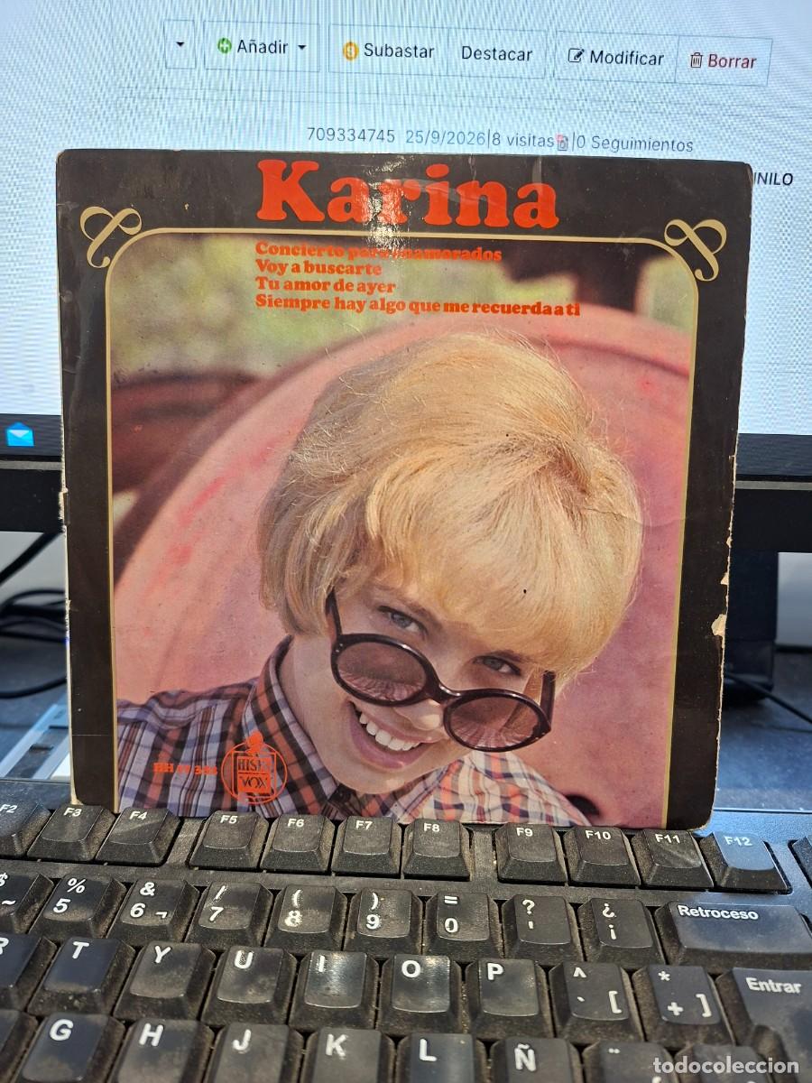 Discos de vinilo: KARINA - CONCIERTO PARA ENAMORADOS - EP DE VINILO