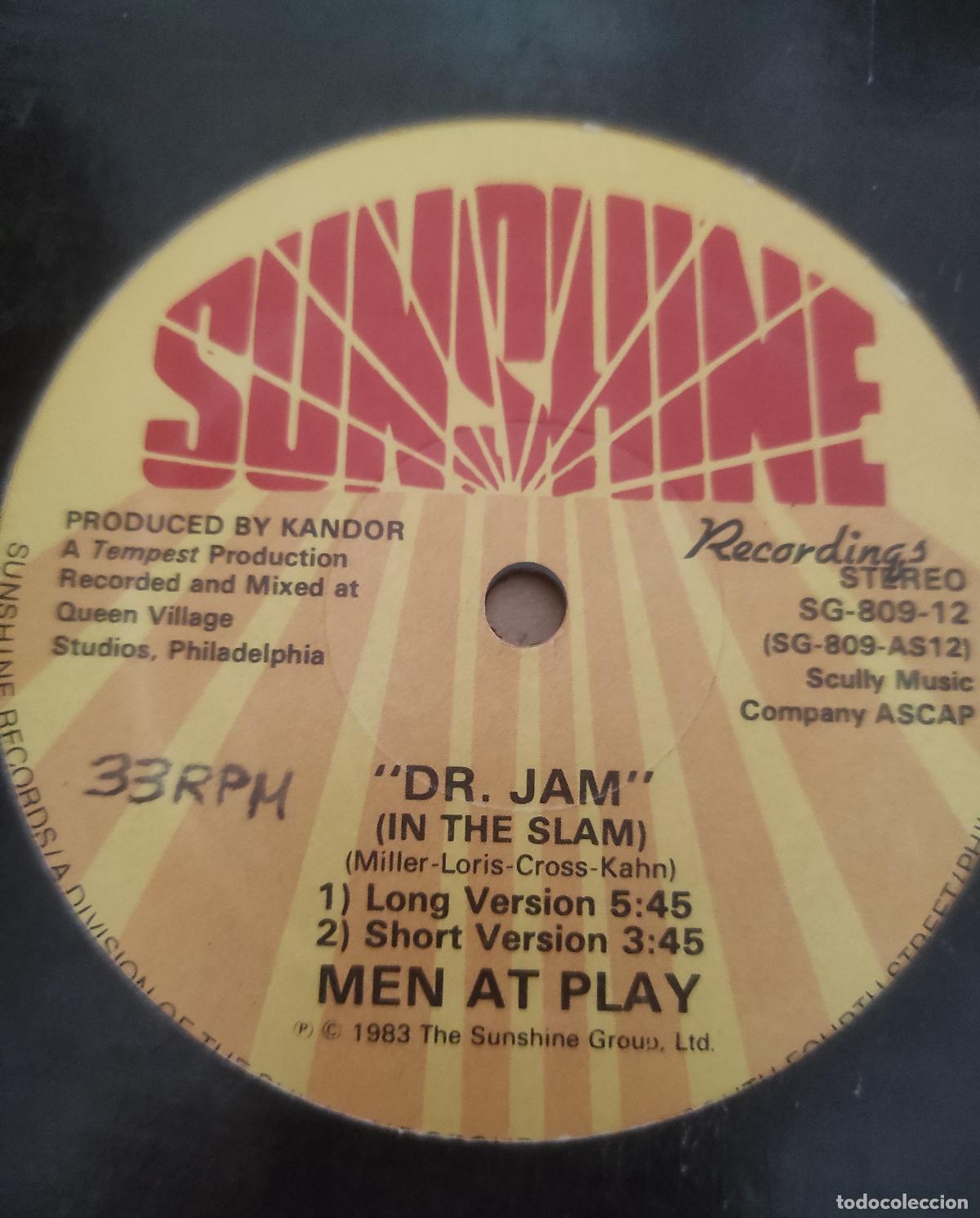 Discos de vinilo: Men At Play &ndash; Dr. Jam (In The Slam)-MAXI-Electronic, Funk / Soul-USA-